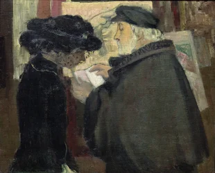 Edgar Degas with His Model